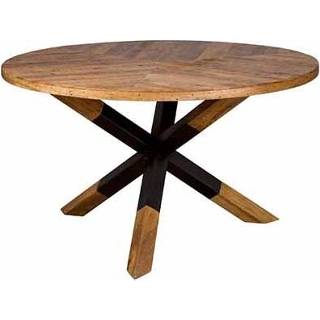 👉 Eettafel active Viola rond naturel 130 cm