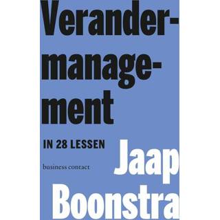 👉 Verandermanagement in 28 lessen - Jaap Boonstra (ISBN: 9789047017097) 9789047017097