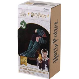 👉 Sock Harry Potter Knitting Kit Slouch Socks and Mittens Slytherin 5059072008174