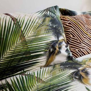 👉 Dekbedovertrek Snurk Amsterdam Palm Beach 140 x 200/220 cm incl. 1 kussensloop 60 70 8720088403204