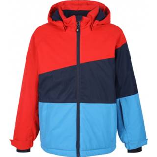 👉 Skijas 128 blauw uniseks kinderen jongens Color Kids - Boy's Ski Jacket Ski-jas maat 128, 5714625769178