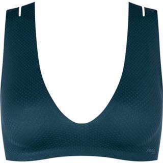 Sport BH vrouwen l blauw Sloggi - Women's Zero Feel Flow Bralette Sportbeha maat L, 7613139231684