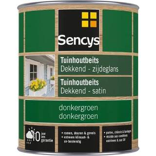 Hout zuiver wit Sencys beits douglas dekkend RAL9010 2,5L 5414628125352