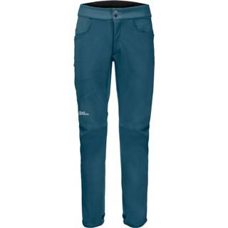 👉 Fiets broek mannen 54 grijs zwart Jack Wolfskin - Morobbia Pants Fietsbroek maat 54, zwart/grijs 4064993533484