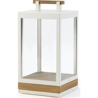 👉 Tafellamp wit teak Ethimo Carre - Pickled