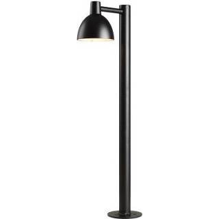 👉 Vloerlamp zwart aluminium Louis Poulsen Toldbod 155 Bollard - 5703411177044