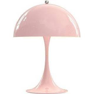 👉 Tafellamp roze aluminium Louis Poulsen Panthella Mini - 2700K Lichtroze 5714693150595
