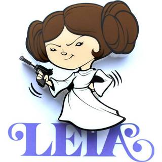 Star Wars 3D Mini LED Light Leia 13 cm 816733020082