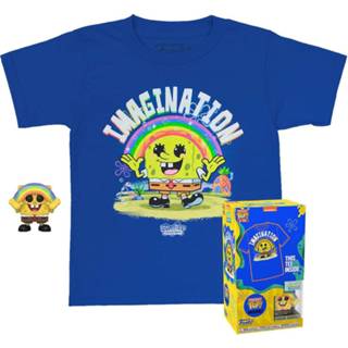 👉 Squarepant XL SpongeBob SquarePants Pocket POP! & Tee Box Rainbow Size 889698634878