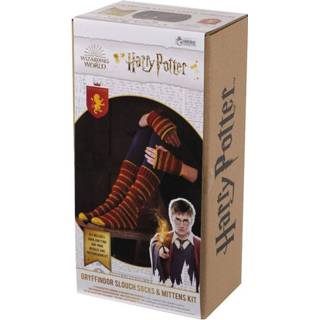 👉 Sock Harry Potter Knitting Kit Slouch Socks and Mittens Gryffindor 5059072008143