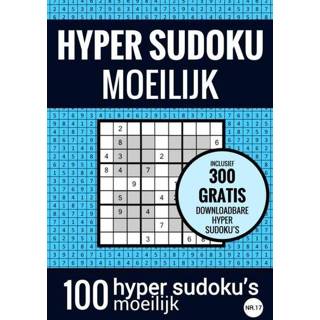 👉 Puzzelboek senioren HYPER SUDOKU - Moeilijk nr. 17 met 100 Moeilijke Puzzels voor Volwassenen en Ouderen Puzzelboeken (ISBN: 9789464655049