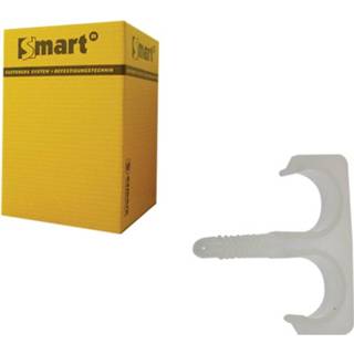 👉 Wit nylon SMART | plugclip dubbel 24-28 25 st 5902134803708