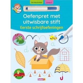 👉 Stift Oefenpret met uitwisbare - Eerste schrijfoefeningen (ISBN: 9789044763195) 9789044763195