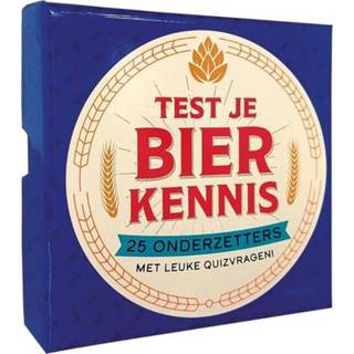 👉 Onderzetter Test je bierkennis - 25 onderzetters (ISBN: 9789044763621) 9789044763621