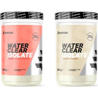 👉 Eiwitpoeder active Empose Nutrition Water Clear Isolate - Eiwit Poeder Protein Combi-Deal Raspberry Mint / Coconut