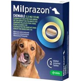 👉 Milprazon Chewable 12,5mg/125mg - Grote Hond 4 tabletten 3838989742058