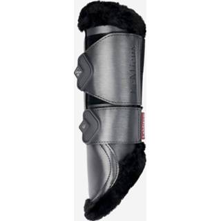 Grijs l LeMieux Fleece Edge Mesh Brushing Boots Twilight 5056252361067