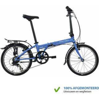 👉 Vouw fiets blauw Dahon Vouwfiets Mariner D8