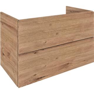 👉 Blinq Intent onderkast 130x45x59cm - 4 lades - walnoot