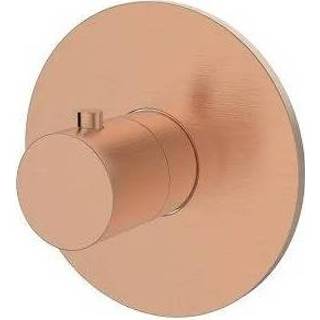 👉 PVD Regn losse inbouwthermostaat geborsteld koper 8720297692390
