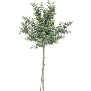 👉 Kunstplant groen kunststof Atmosphera boeket eucalyptus 64 cm