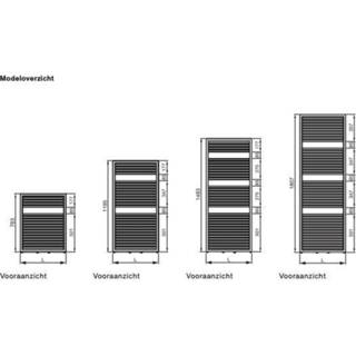 👉 Radiator Zehnder Universal cv - 180,7x60cm 765w verchroomd