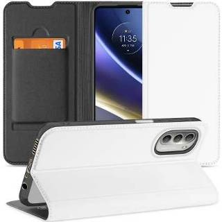 👉 Pashouder wit Hoesje Motorola Moto G51 5G Book Case met en Standaard 8720632611079