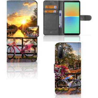 👉 Flipcover Sony Xperia 10 IV Flip Cover Amsterdamse Grachten 8720632853554