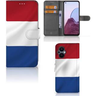 👉 Nederlandse vlag OPPO Reno 8 Lite | OnePlus Nord N20 Bookstyle Case 8720632488138