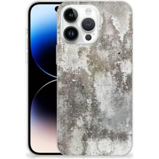 👉 Siliconen hoesje IPhone 14 Pro Max TPU Beton Print 8720632961617