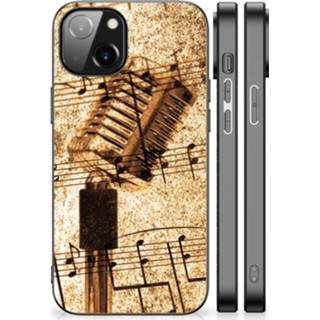 👉 Bladmuziek silicone Apple iPhone 14 Back Case 8720632976062
