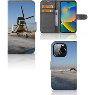 👉 Flipcover IPhone 14 Pro Flip Cover Schaatsers 8720632031631