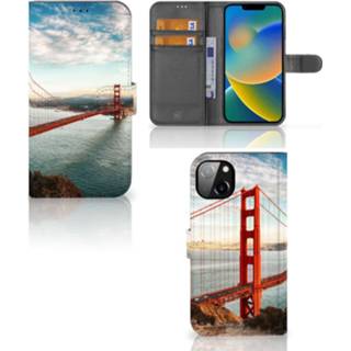 👉 Flipcover IPhone 14 Plus Flip Cover Golden Gate Bridge 8720632649386