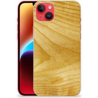 👉 Bumper hoesje hout IPhone 14 Plus Licht 8720632743633