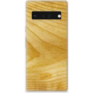 👉 Bumper hoesje hout Google Pixel 6 Pro Licht 8720632718051