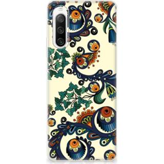 👉 Siliconen hoesje Sony Xperia 10 IV Barok Flower 8720632718679