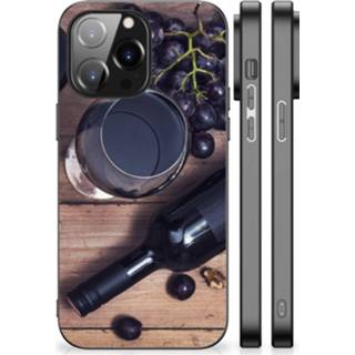 👉 Coverhoes IPhone 14 Pro Max Back Cover Hoesje Wijn 8720632367617