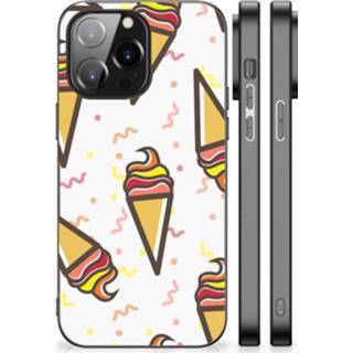 👉 Coverhoes IPhone 14 Pro Max Back Cover Hoesje Icecream 8720632271068