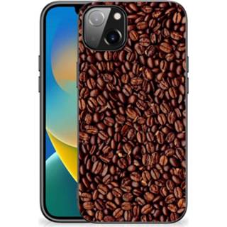 👉 Coverhoes IPhone 14 Plus Back Cover Hoesje Koffiebonen 8720632529343