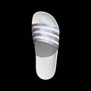 👉 Damesslipper PU vrouwen wit Adidas Adilette Slide - Dames Slippers en Sandalen 4064047293692