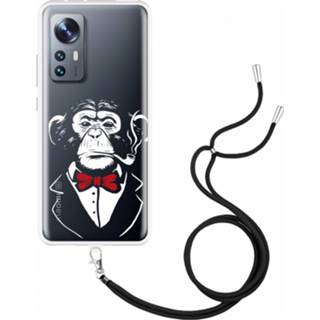 👉 Smoking multi-color hoesje met koord Chimp Xiaomi 12 Pro 8720684866045