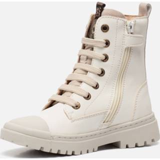 👉 Veterboots wit leer girl Shoesme 8720353405032