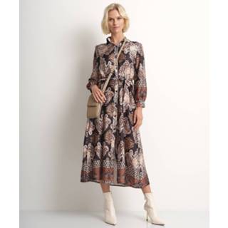 👉 Blousejurk l vrouwen met barokke print in maat