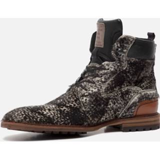 👉 Floris van Bommel Pony veterboots zwart