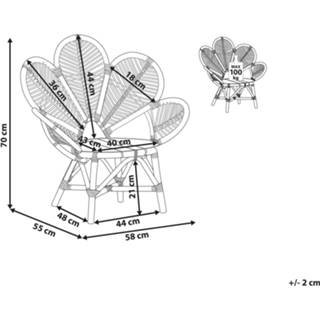 👉 Kinderstoel natuurlijk kinderen Rotan Peacock Naturel FLORENTINE II 4251682283595
