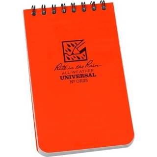 👉 Oranje active All-Weather Notebook - Top Spiraal Nr. OR35 8x13cm