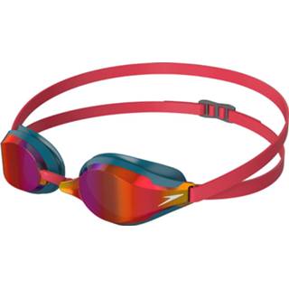 👉 Zwembril One Size Phoenix Red Speedo Fastskin Speedsocket 2 (spiegelglazen) - Zwembrillen 5053744734903