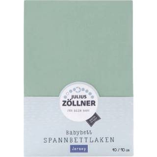 👉 Hoeslaken jongens groen JULIUS ZÖLLNER jersey sage 40 x 90 cm 4009250078759