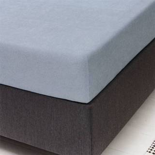 👉 Fresh & Co Luxe Badstof Hoeslaken - Soft Blue Afmeting: 70/80 x 200 cm
