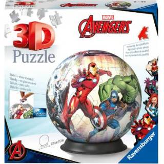 👉 Puzzelbal meisjes Ravensburger 3D - Marvel Avengers 4005556114962